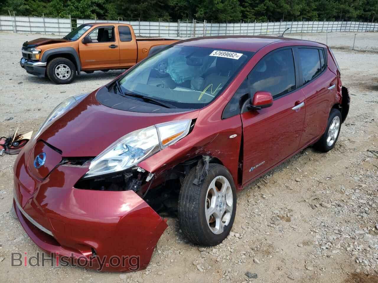 2012 NISSAN LEAF - VIN: JN1AZ0CP2CT021389 - Фото 2