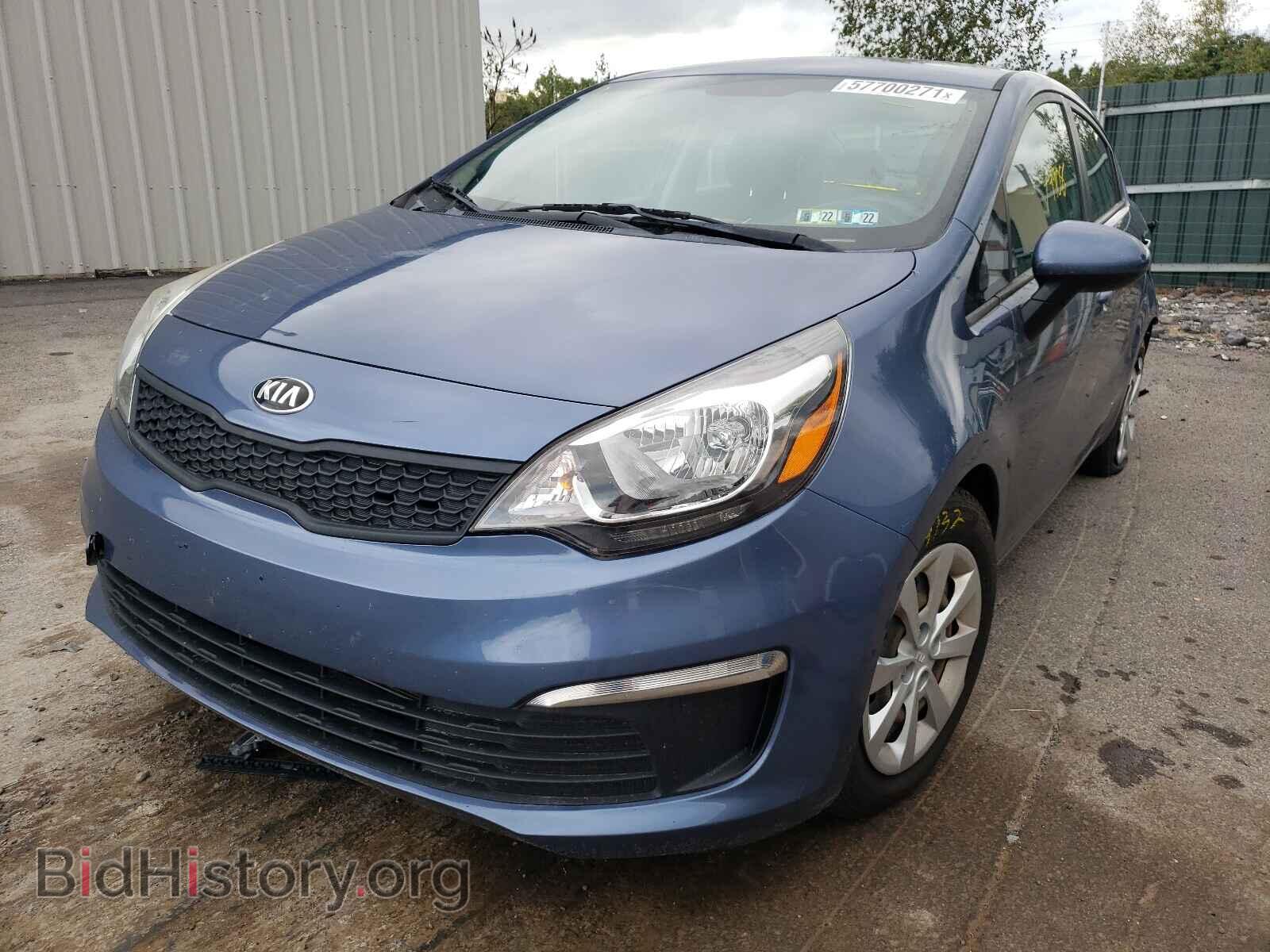 2016 KIA RIO - VIN: KNADM4A32G6557809 - Фото 2
