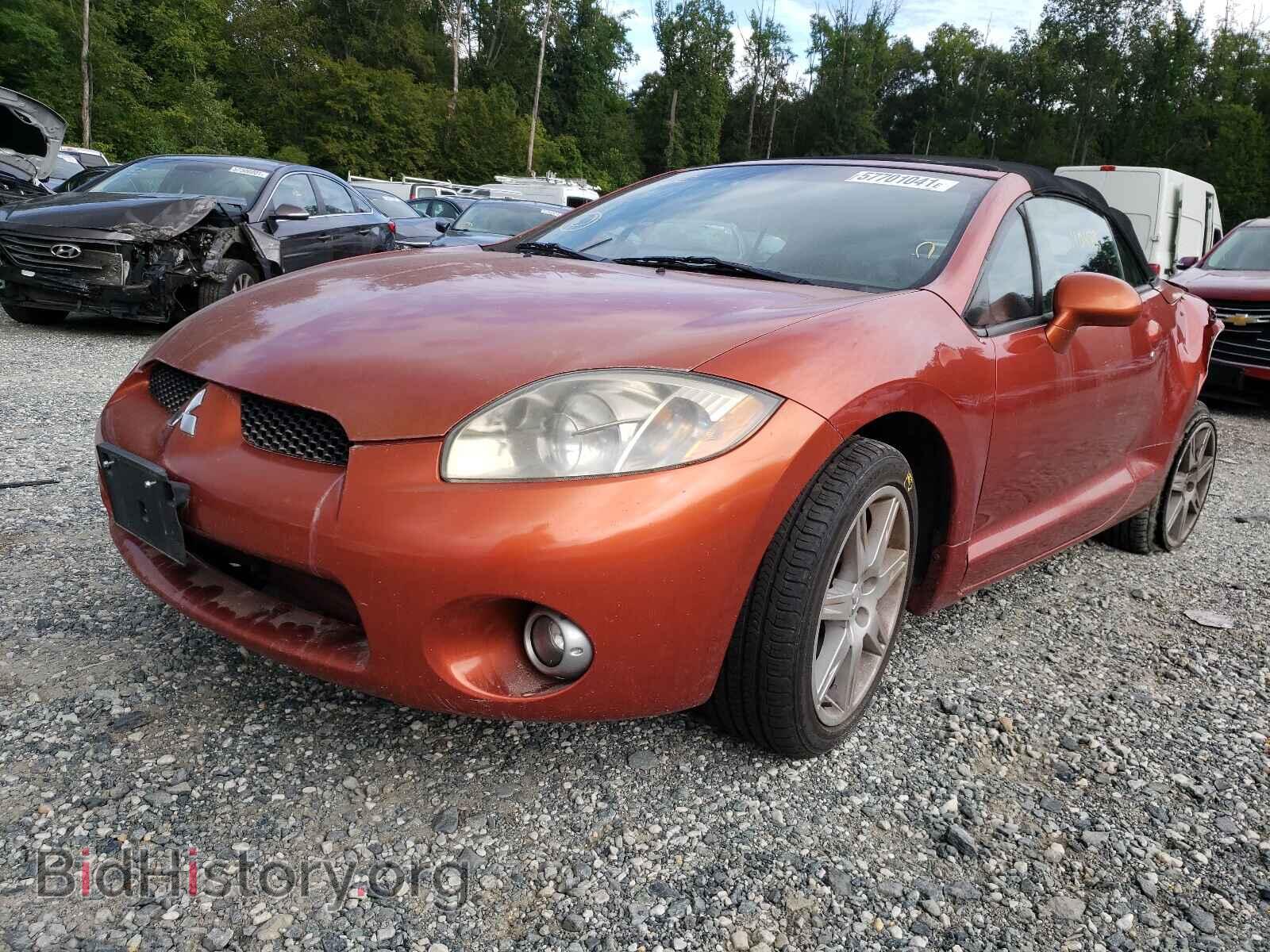 2007 MITSUBISHI ECLIPSE - VIN: 4A3AL35T97E017292 - Фото 2