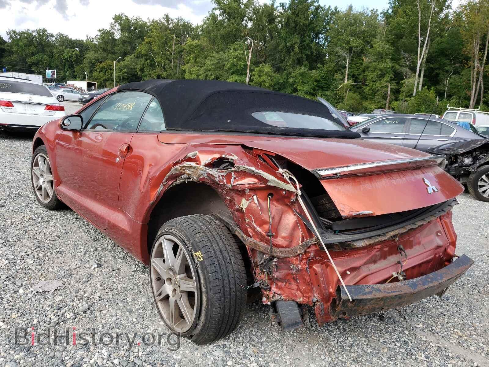 2007 MITSUBISHI ECLIPSE - VIN: 4A3AL35T97E017292 - Фото 3