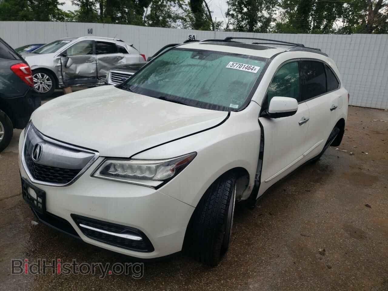 Photo 5FRYD4H45EB014036 - ACURA MDX 2014