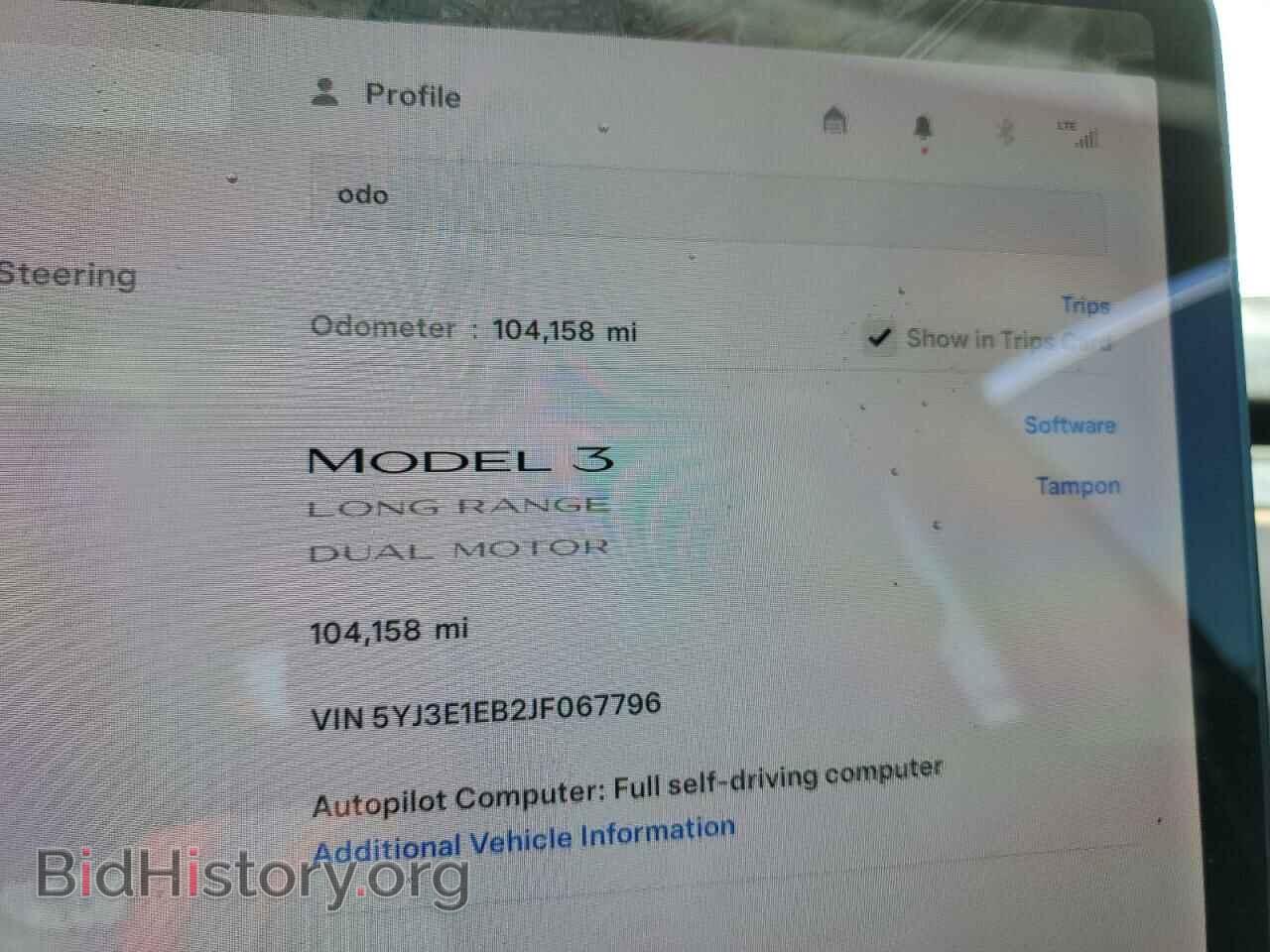 2018 TESLA MODEL 3 - VIN: 5YJ3E1EB2JF067796 - Photo 9
