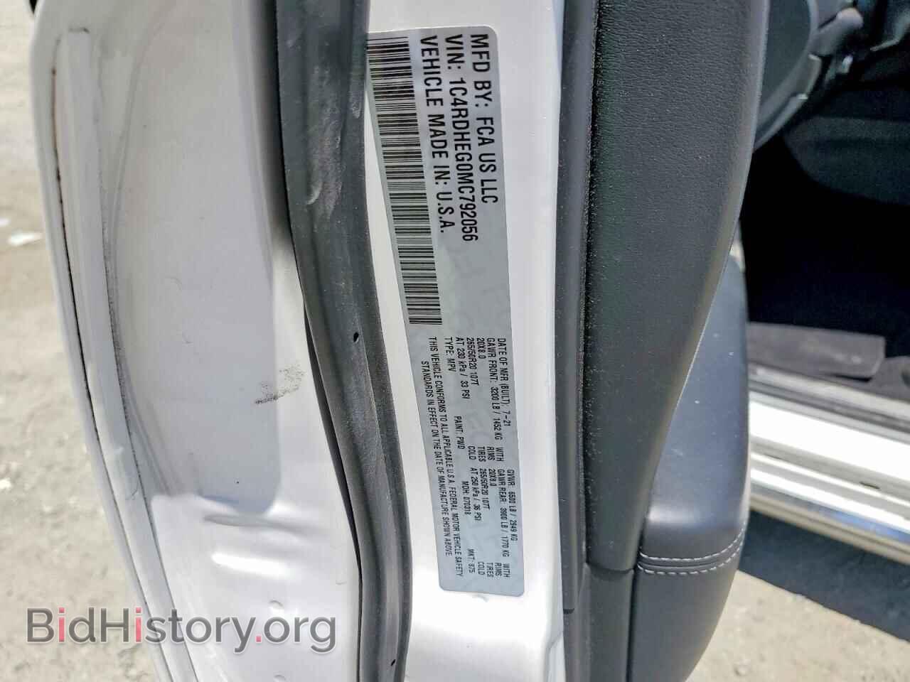 2021 DODGE DURANGO - VIN: 1C4RDHEG0MC792056 - Photo 14