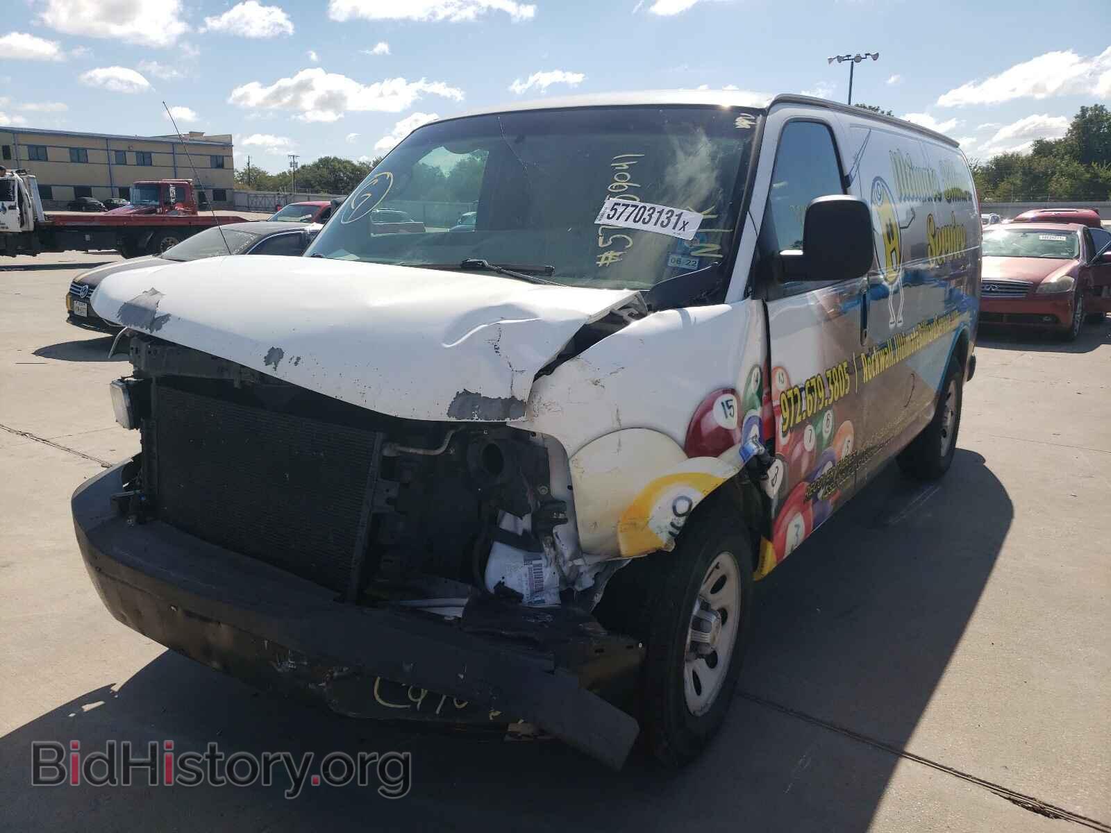 2011 CHEVROLET EXPRESS - VIN: 1GCSGAFX5B1144042 - Фото 2