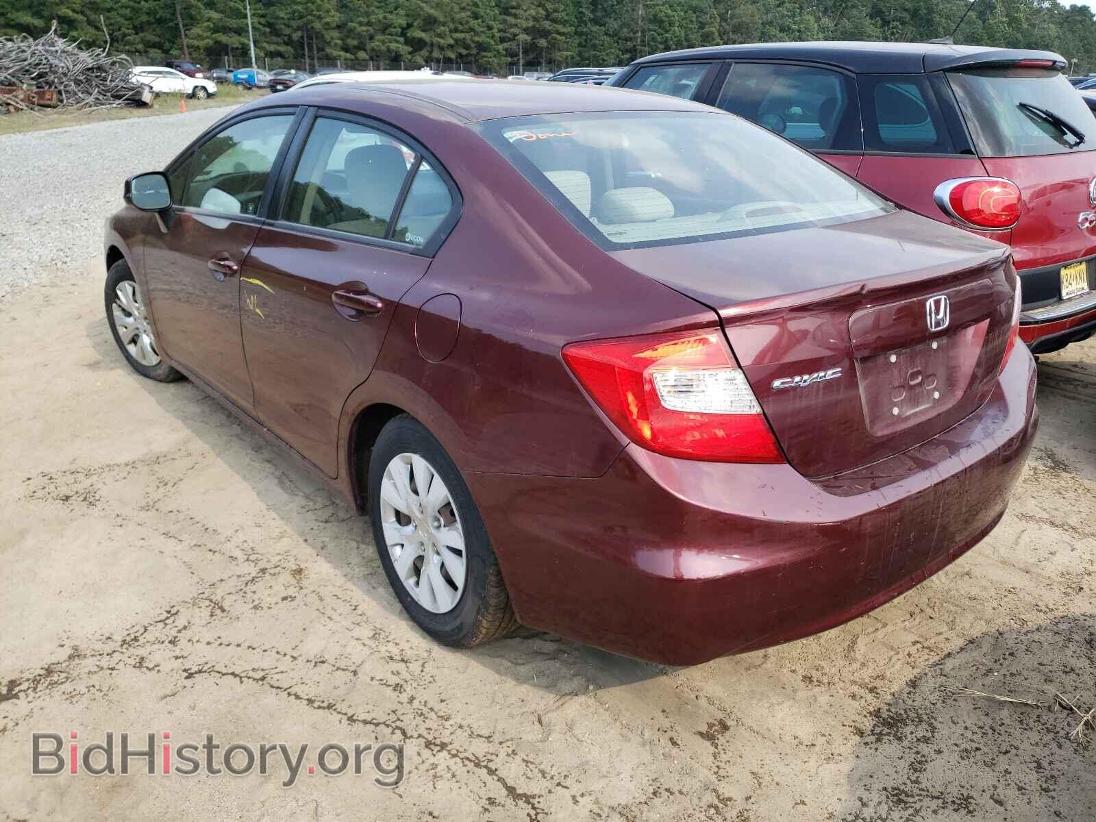 2012 HONDA CIVIC - VIN: 2HGFB2F51CH537416 - Фото 3