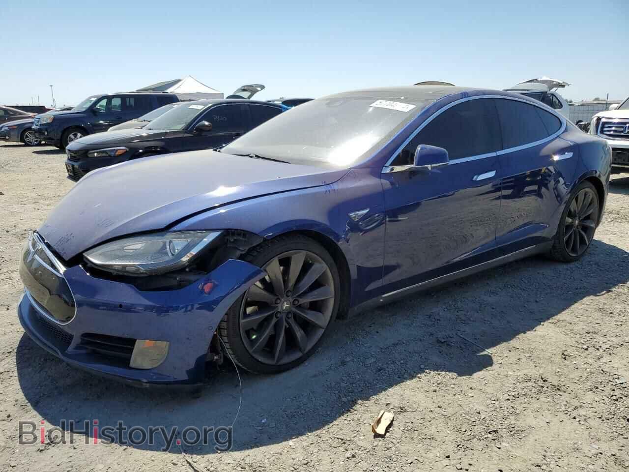 Photo 5YJSA1E28FF112321 - TESLA MODEL S 2015
