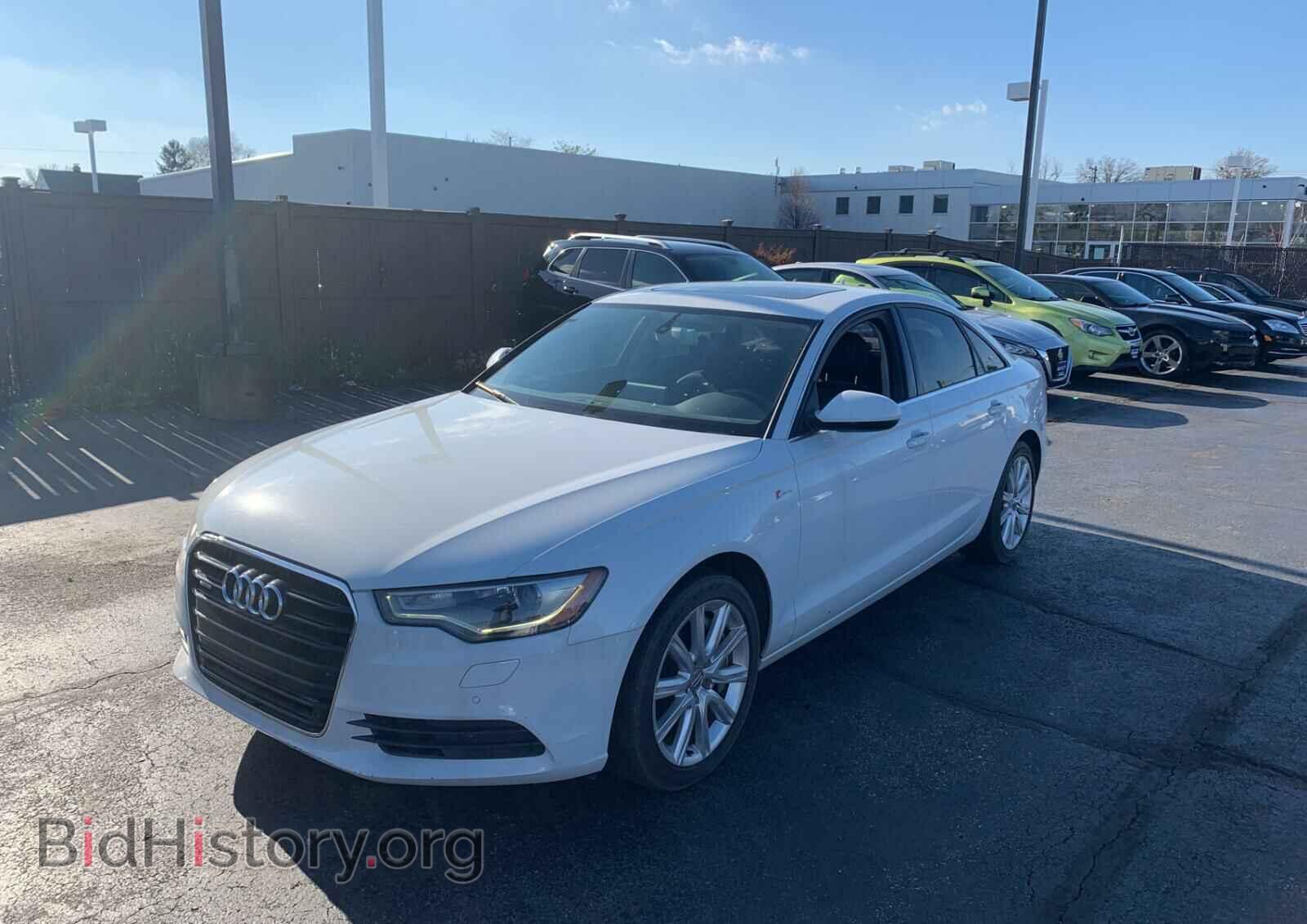 2013 AUDI A6 - VIN: WAUGGAFC8DN062625 - Фото 2