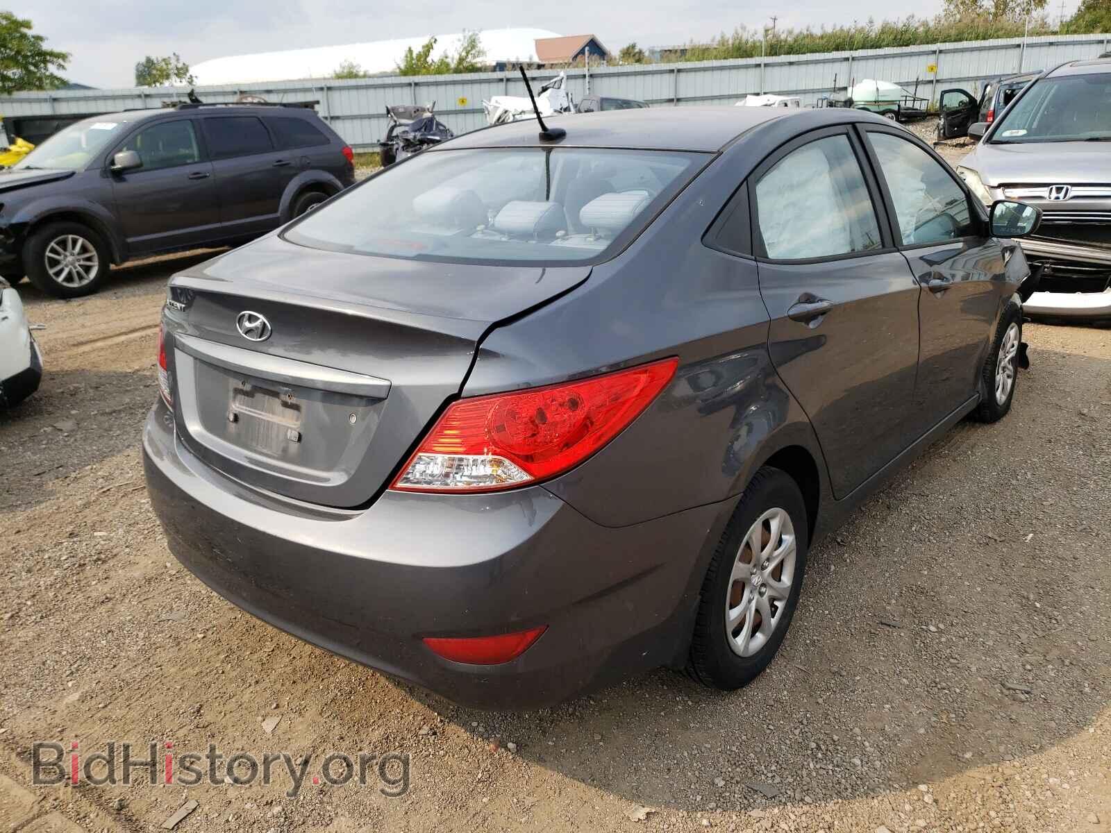 2013 HYUNDAI ACCENT - VIN: KMHCT4AE2DU283002 - Фото 4