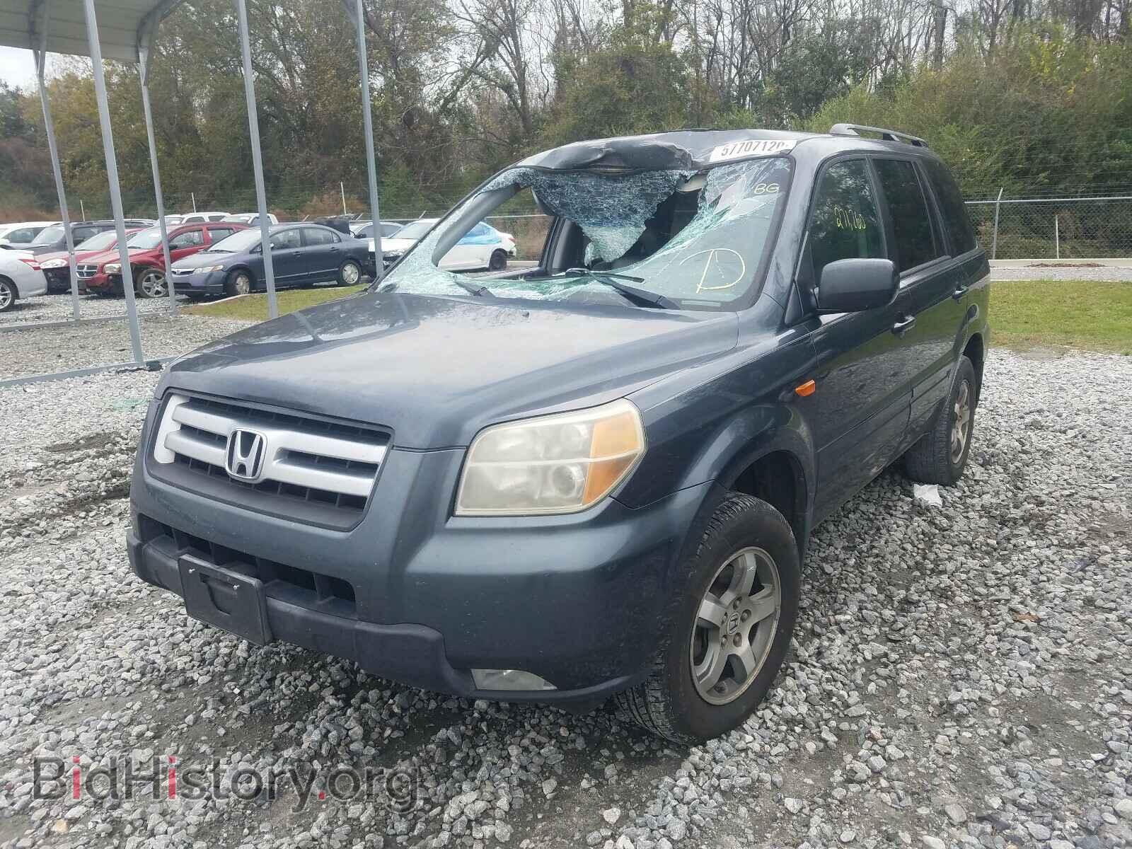 2006 HONDA PILOT - VIN: 5FNYF28506B008929 - Фото 2