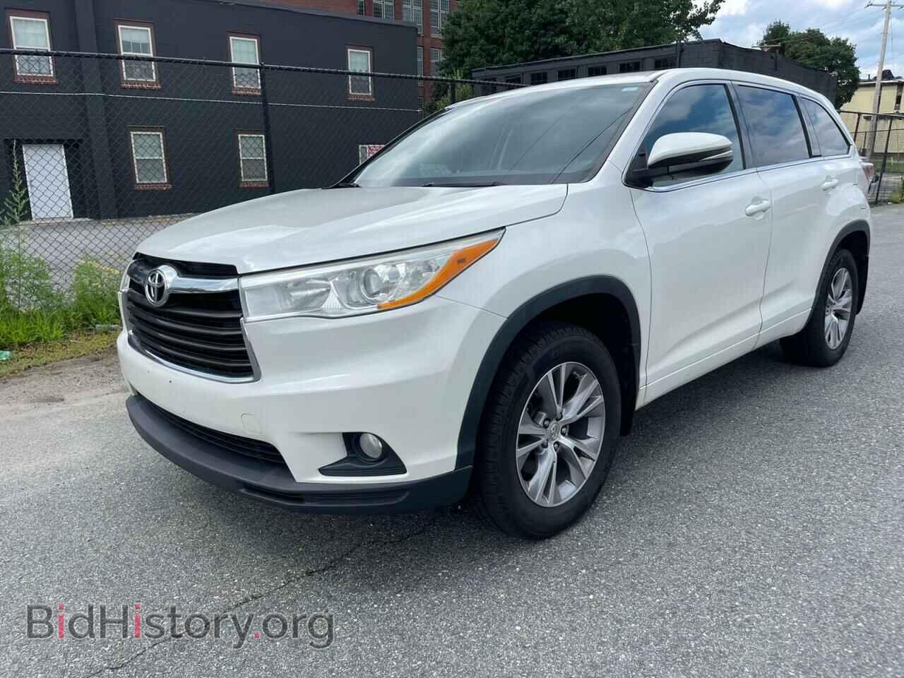 Фотография 5TDBKRFHXES048761 - TOYOTA HIGHLANDER 2014
