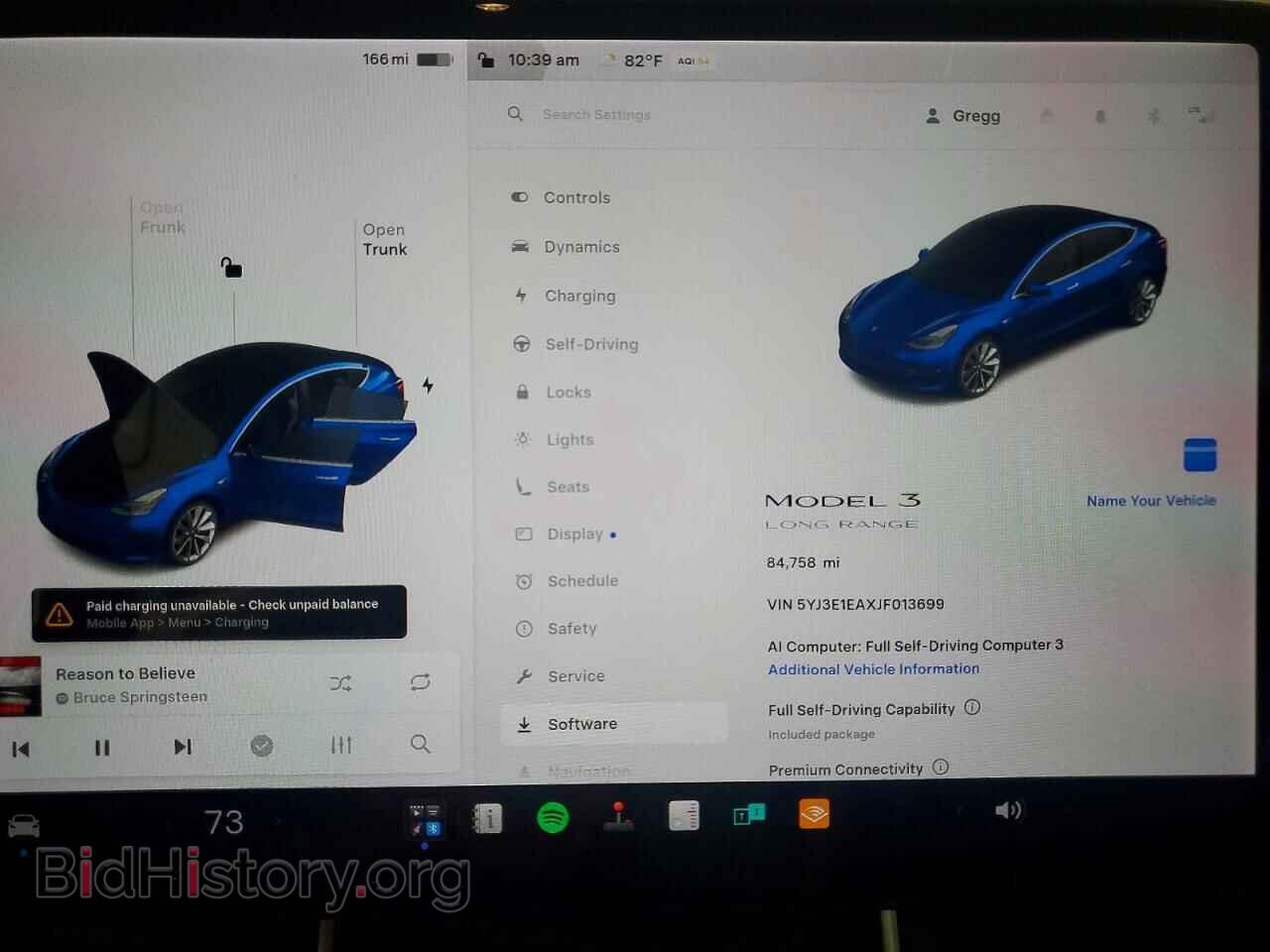 2018 TESLA MODEL 3 - VIN: 5YJ3E1EAXJF013699 - Photo 9