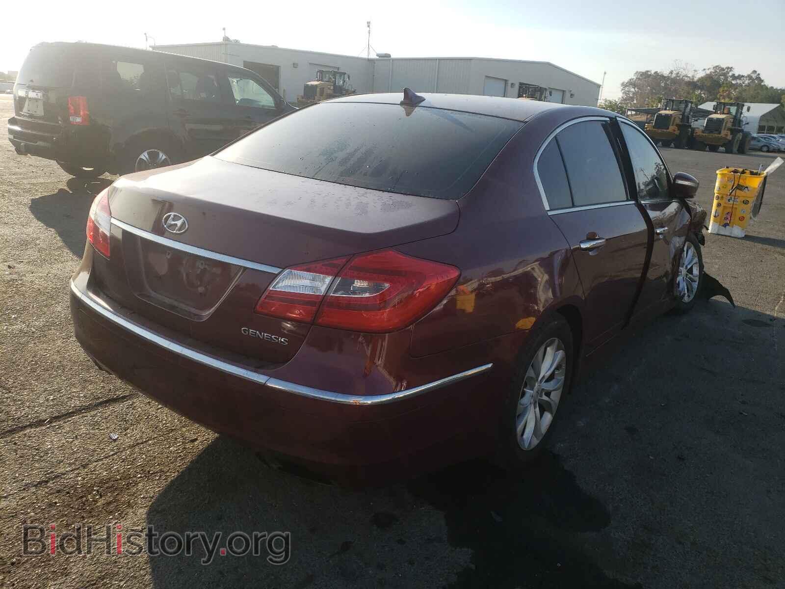 2012 HYUNDAI GENESIS - VIN: KMHGC4DD3CU190637 - Фото 4