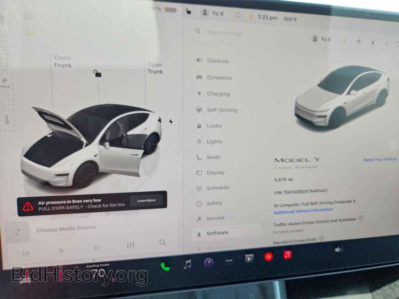 2026 TESLA MODEL Y - VIN: 7SAYGDEDXTA491443 - Photo 9