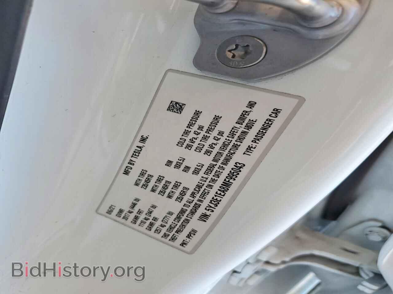 2021 TESLA MODEL 3 - VIN: 5YJ3E1EA8MF995043 - Photo 12