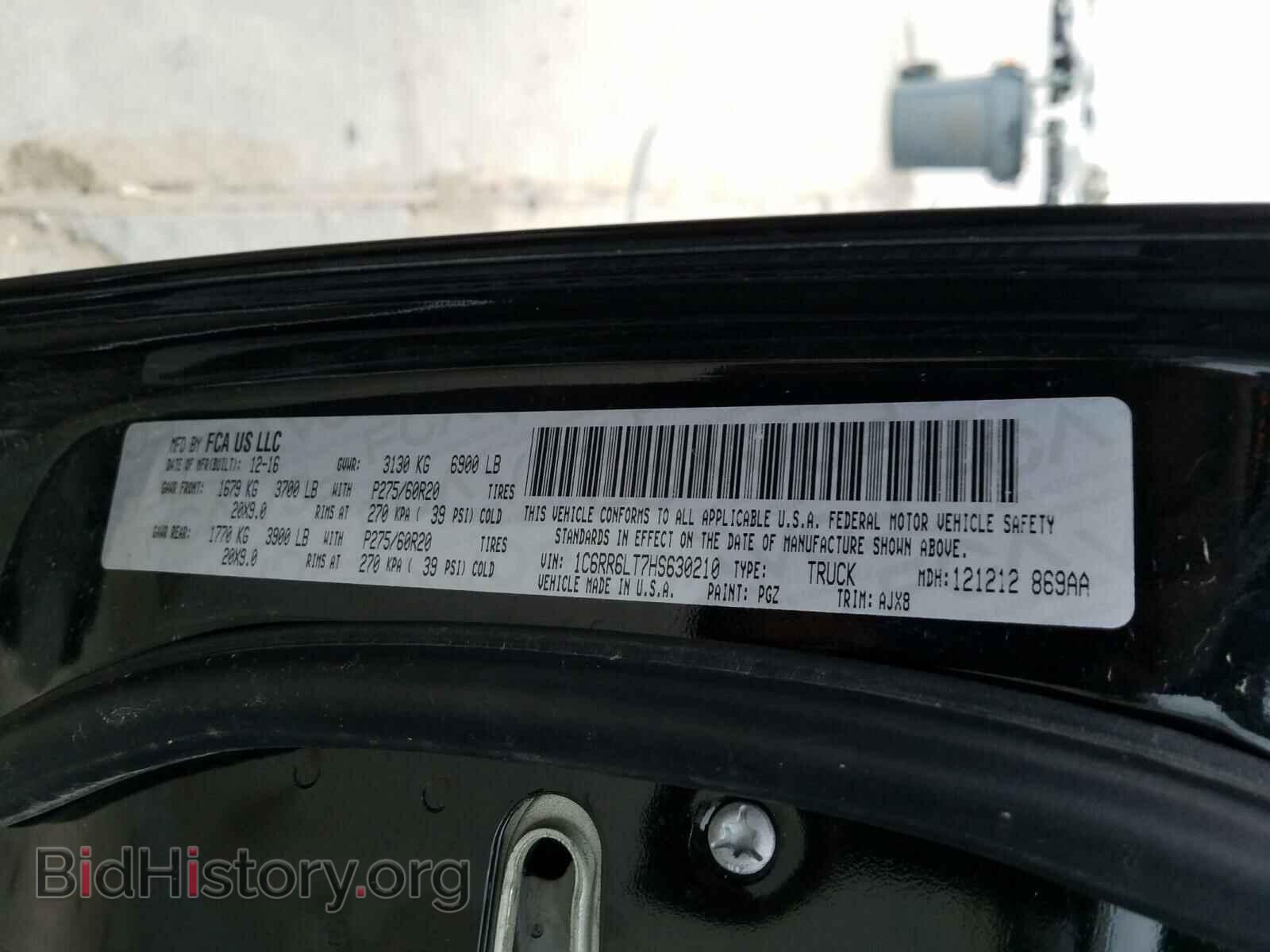 2017 RAM 1500 - VIN: 1C6RR6LT7HS630210 - Photo 10
