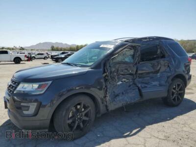 2017 Ford EXPLORER XLT, black — VIN 1FM5K7D82HGA70137, Copart