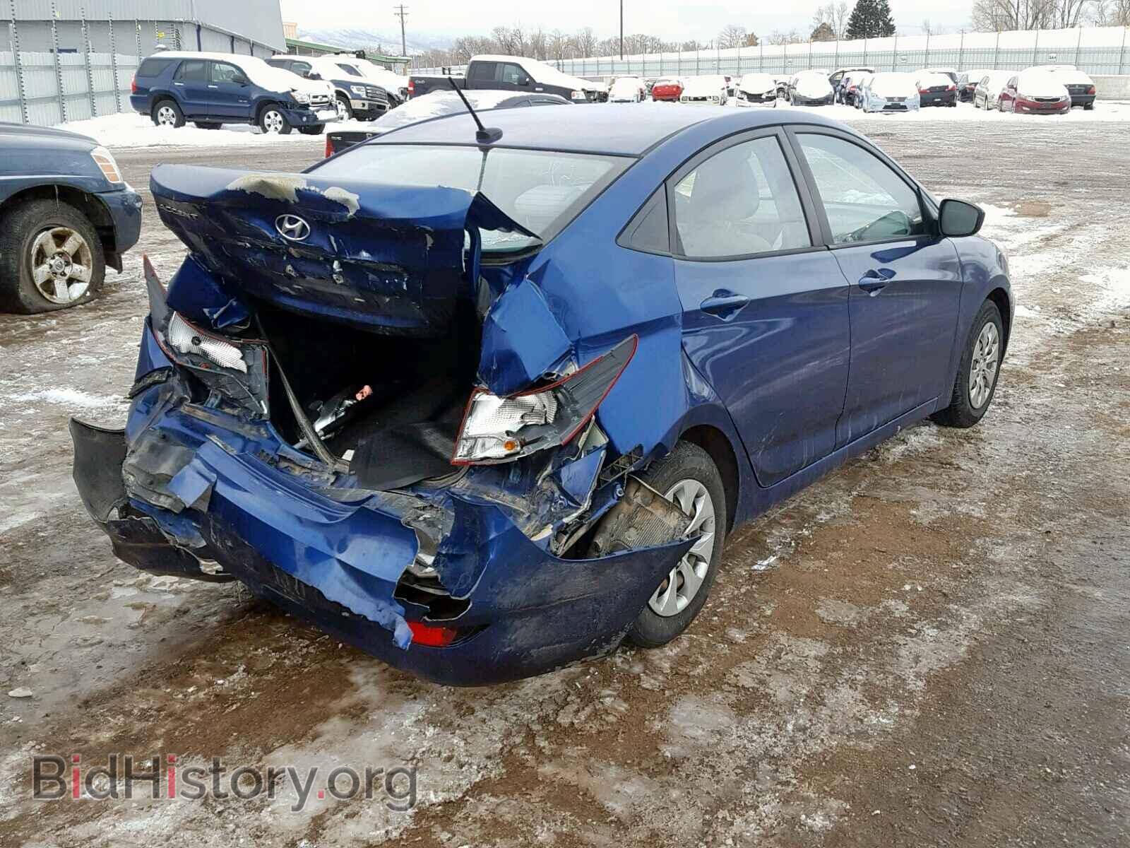 2016 HYUNDAI ACCENT - VIN: KMHCT4AE0GU996095 - Фото 4