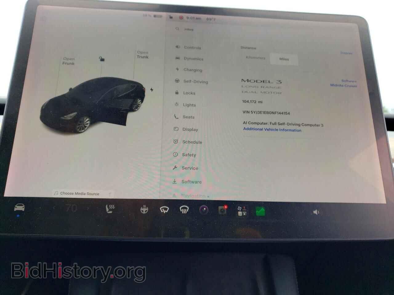 2022 TESLA MODEL 3 - VIN: 5YJ3E1EB0NF144154 - Photo 9