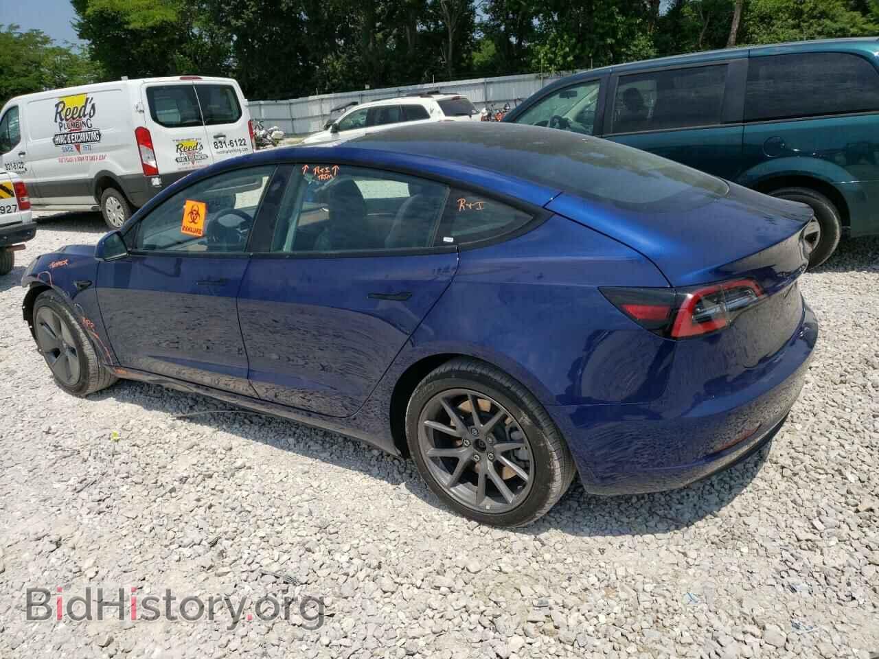 2022 TESLA MODEL 3 - VIN: 5YJ3E1EA7NF370389 - Фото 2