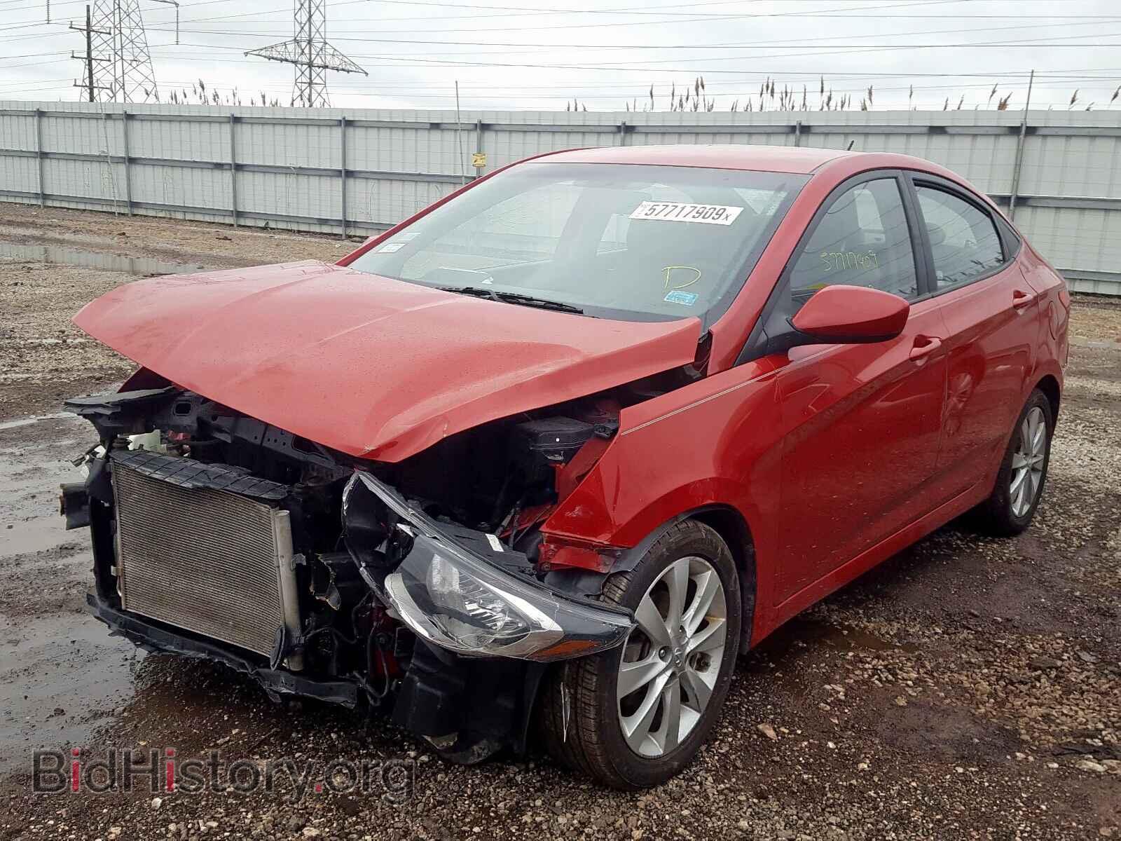 2012 HYUNDAI ACCENT - VIN: KMHCU4AE4CU118211 - Фото 2