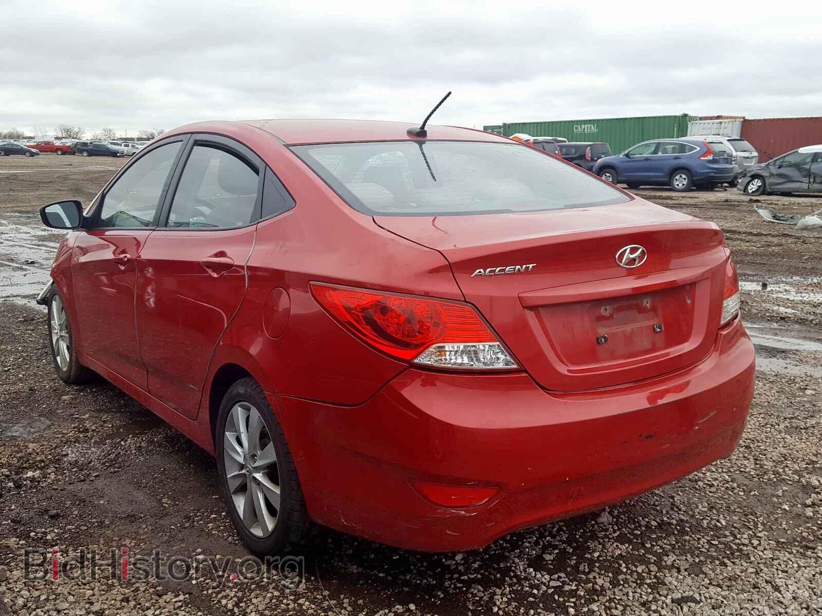 2012 HYUNDAI ACCENT - VIN: KMHCU4AE4CU118211 - Фото 3