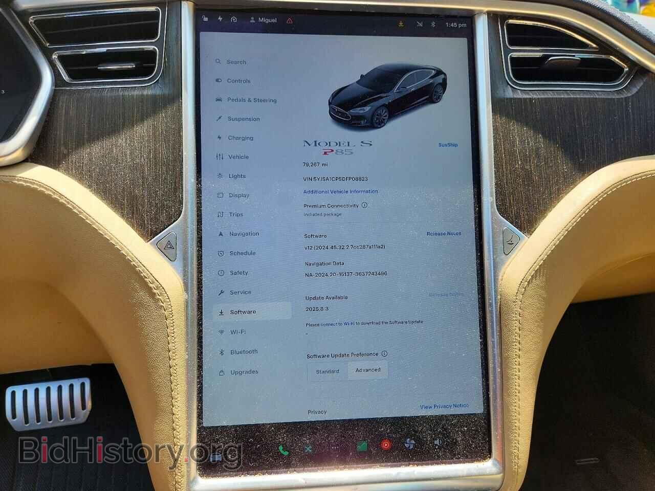 2013 TESLA MODEL S - VIN: 5YJSA1CP5DFP08823 - Photo 9