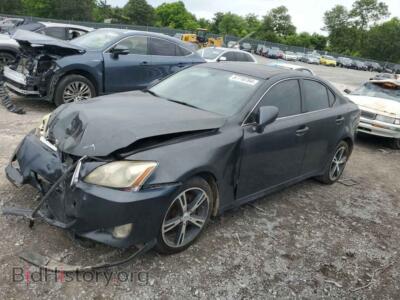 2008 Lexus IS 250, черный — VIN JTHCK262485019823, Copart