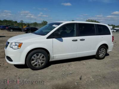 2019 Dodge CARAVAN SE, белый — VIN 2C4RDGBG7KR547452, Copart