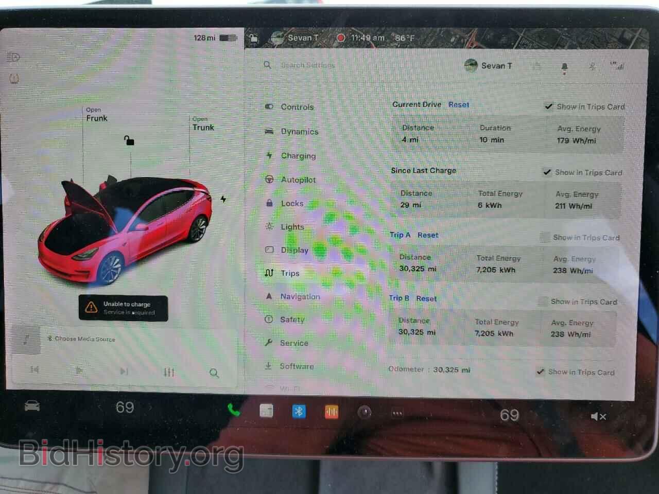 2021 TESLA MODEL 3 - VIN: 5YJ3E1EA2MF047723 - Фото 9