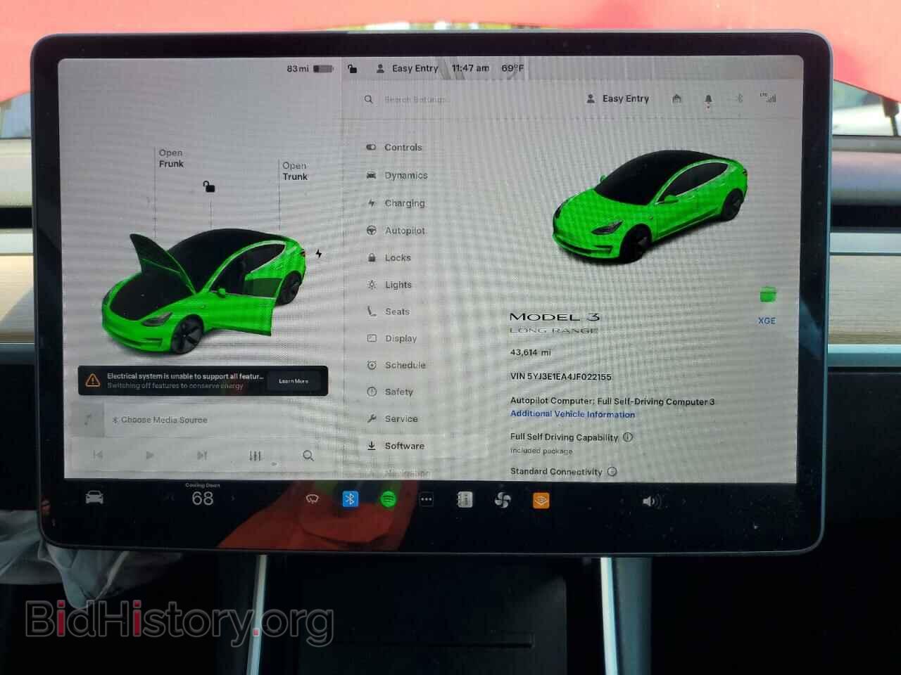 2018 TESLA MODEL 3 - VIN: 5YJ3E1EA4JF022155 - Photo 9