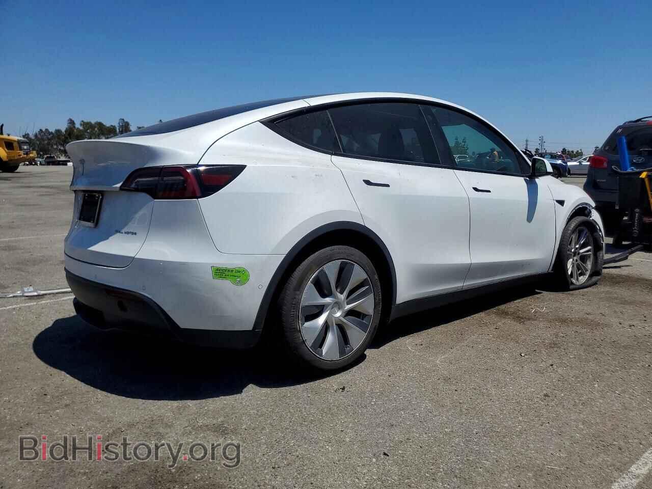 2022 TESLA MODEL Y - VIN: 7SAYGDEE1NF444798 - Фото 3