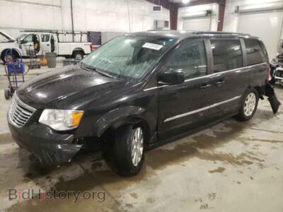 2015 Chrysler MINIVAN Touring, черный — VIN 2C4RC1BG6FR755487, Copart