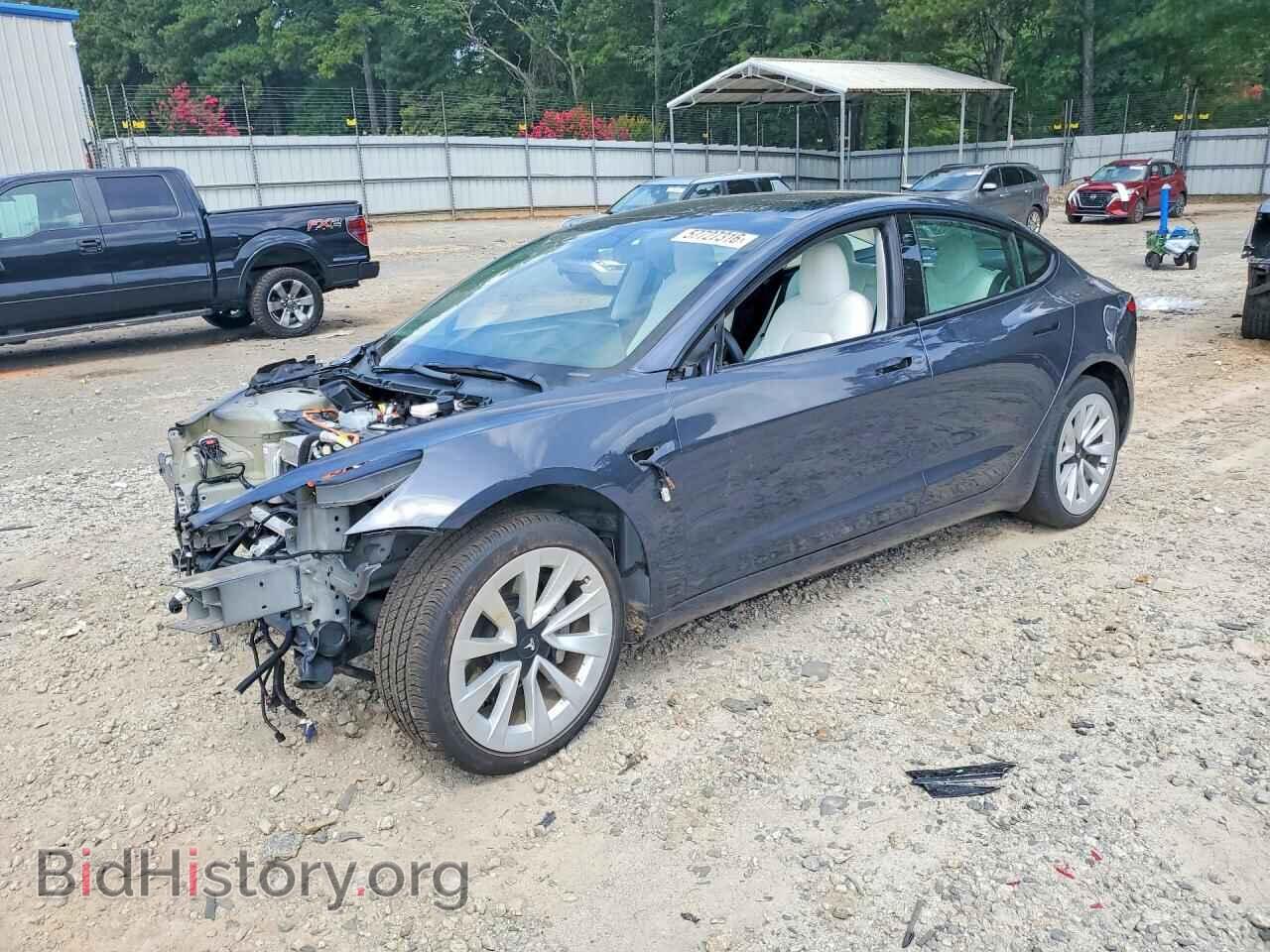 Photo 5YJ3E1EBXNF198139 - TESLA MODEL 3 2022