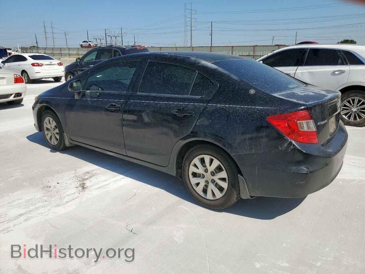 2012 HONDA CIVIC - VIN: 2HGFB2F57CH564135 - Фото 2