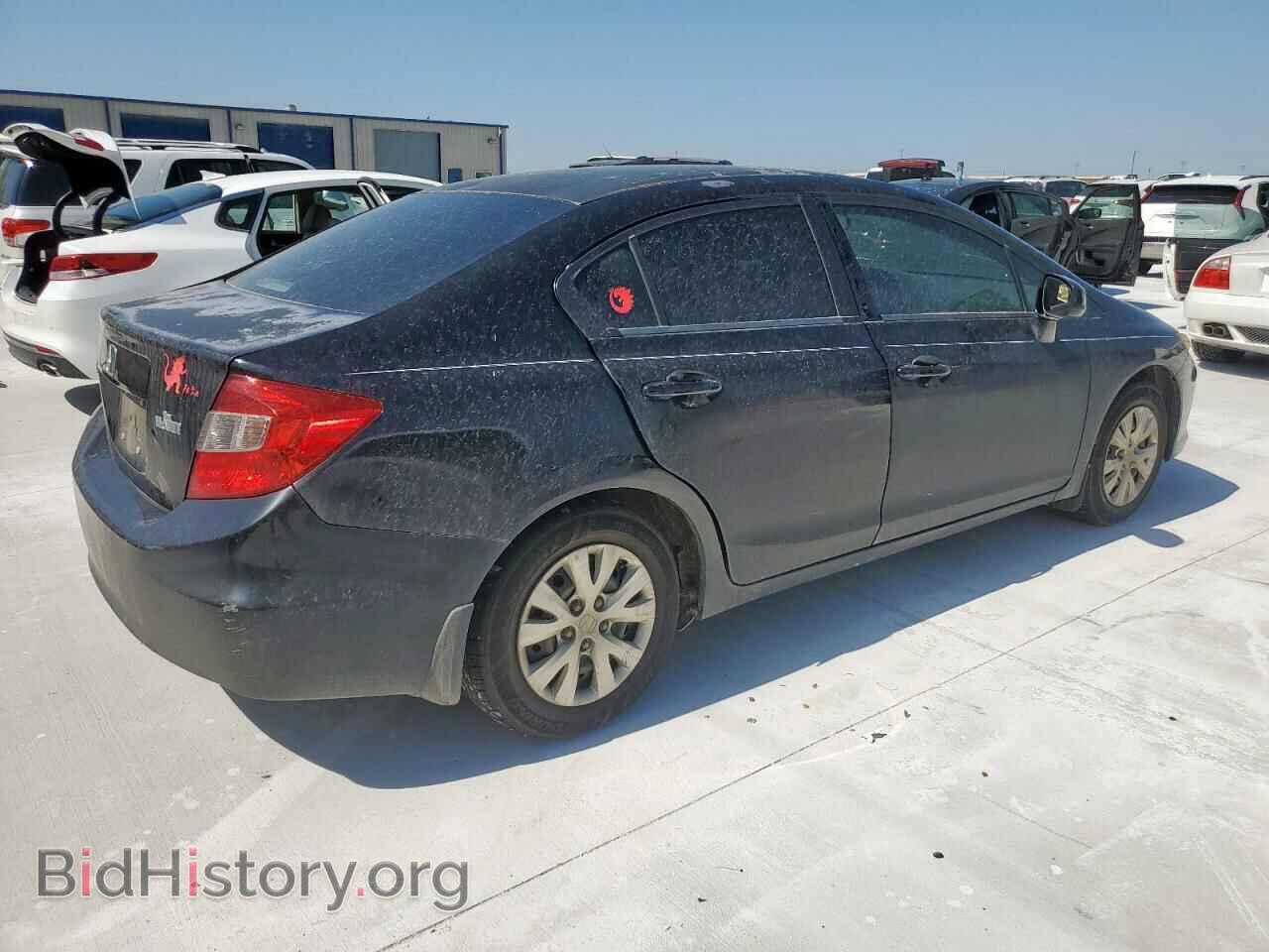 2012 HONDA CIVIC - VIN: 2HGFB2F57CH564135 - Фото 3