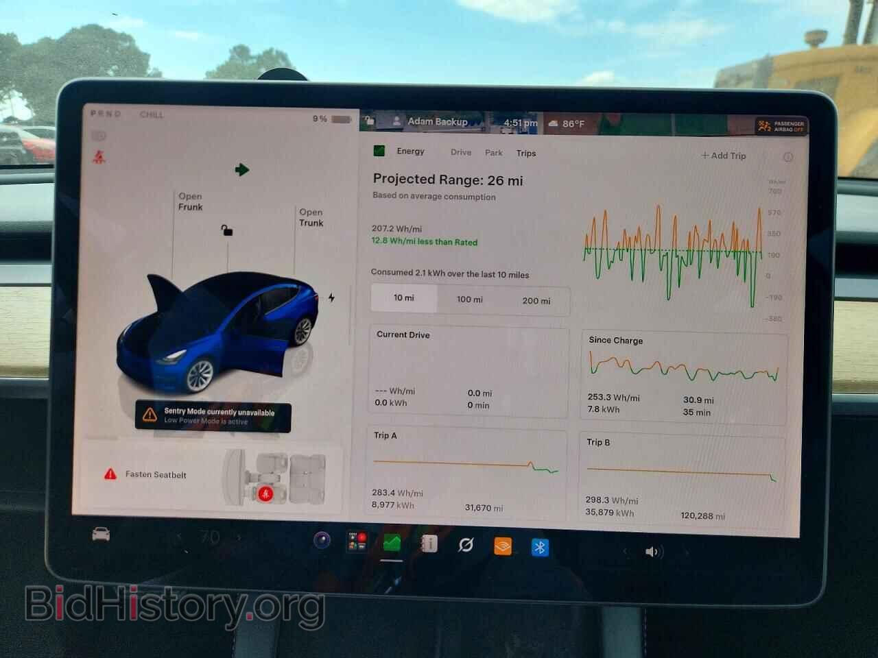 2022 TESLA MODEL 3 - VIN: 5YJ3E1EB8NF187074 - Photo 9