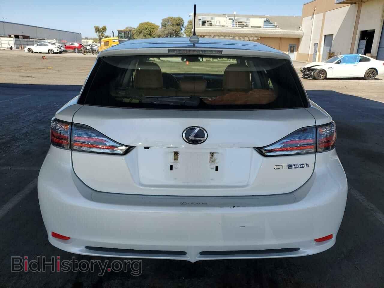 2012 LEXUS CT 200 - VIN: JTHKD5BH2C2052685 - Фото 6