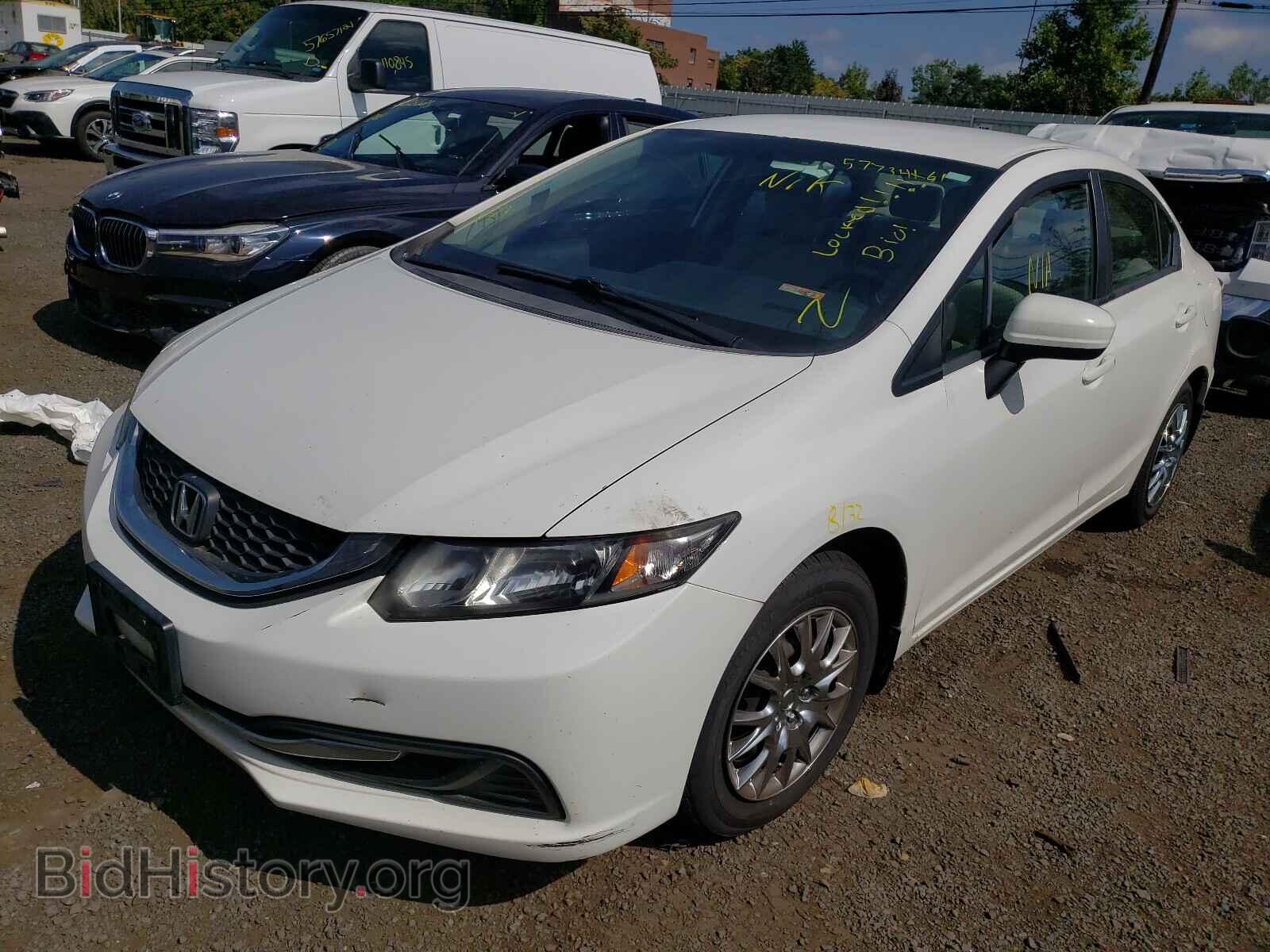 2014 HONDA CIVIC - VIN: 2HGFB2F57EH516556 - Фото 2