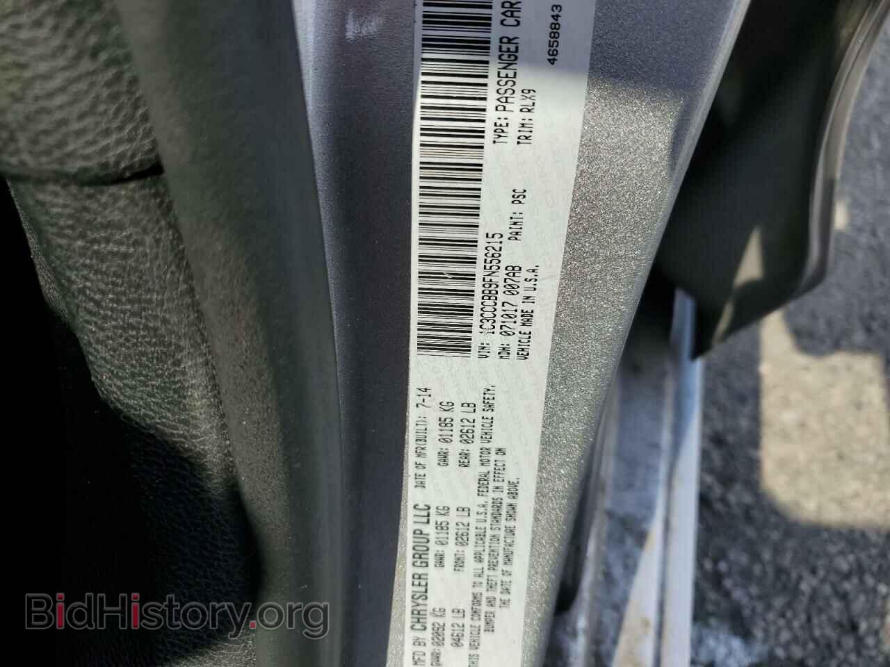 2015 CHRYSLER 200 - VIN: 1C3CCCBB9FN556215 - Photo 10