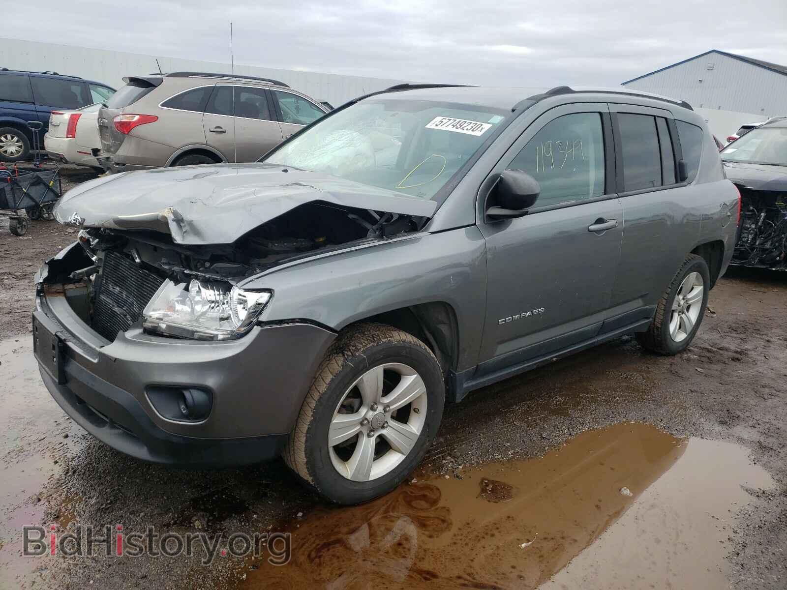 2011 JEEP COMPASS - VIN: 1J4NF1FBXBD243601 - Фото 2