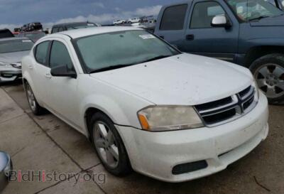 2012 Dodge AVENGER Avenger SE, белый — VIN 1C3CDZAB4CN150937, Copart