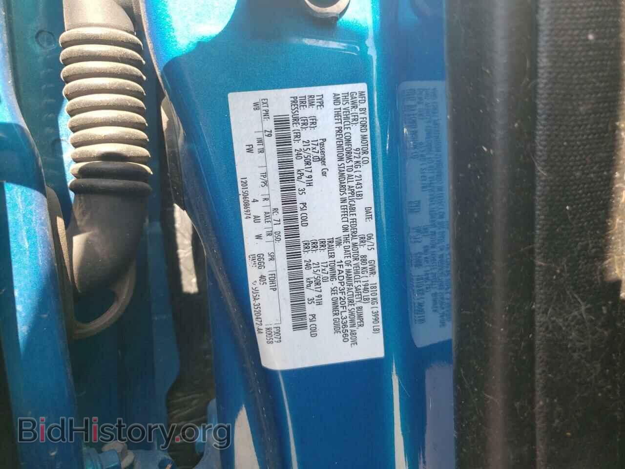 2015 FORD FOCUS - VIN: 1FADP3F20FL336560 - Фото 12