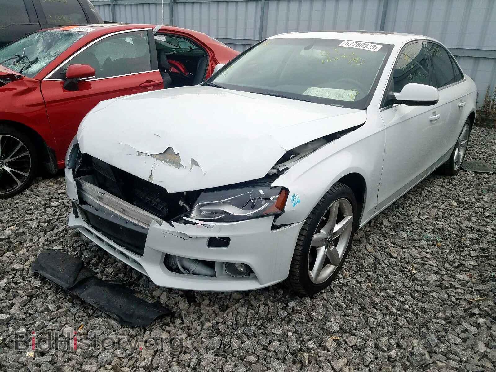 2012 AUDI A4 - VIN: WAUFFCFL7CN018334 - Фото 2