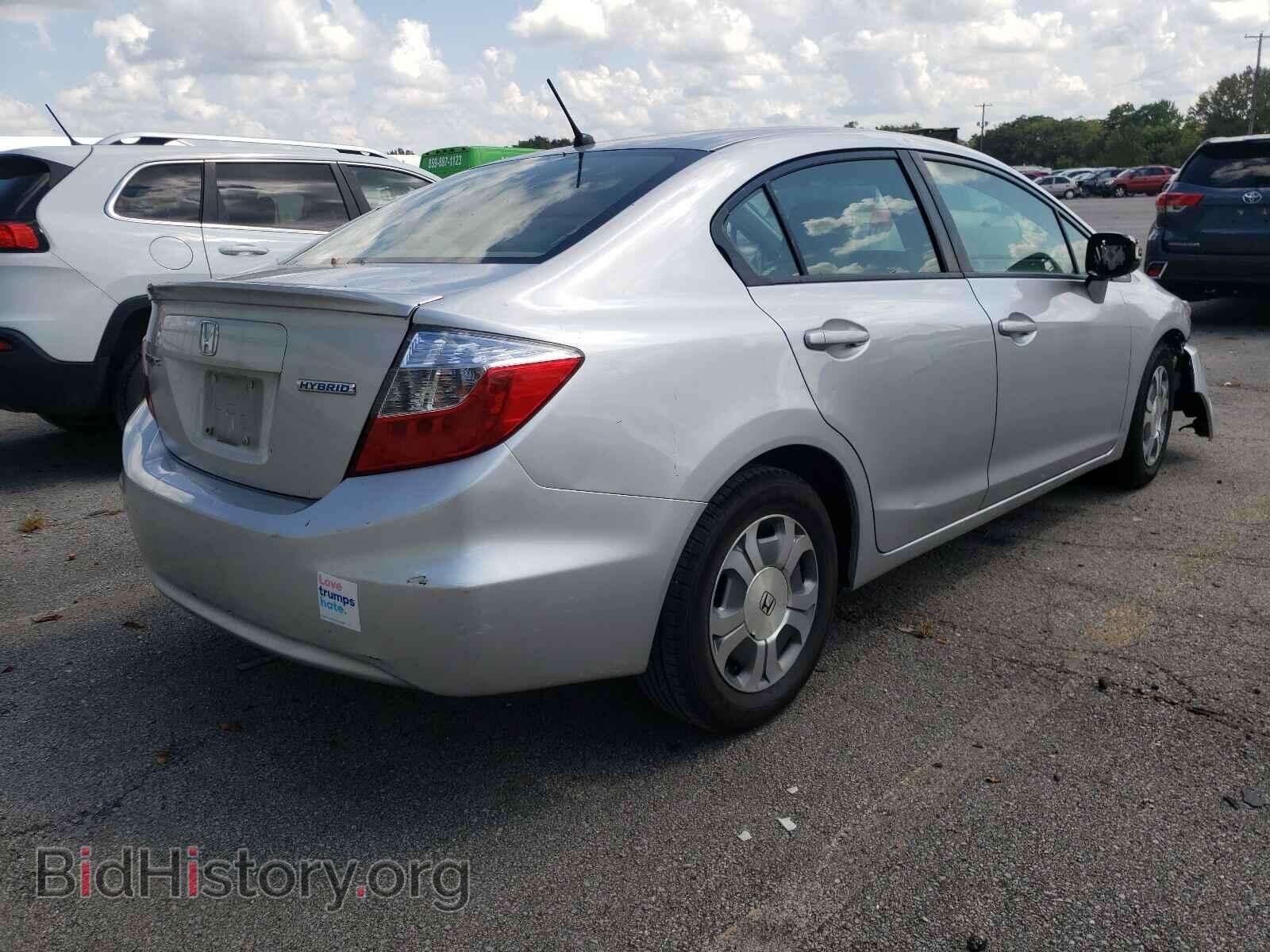 2012 HONDA CIVIC - VIN: JHMFB4F23CS003454 - Photo 4