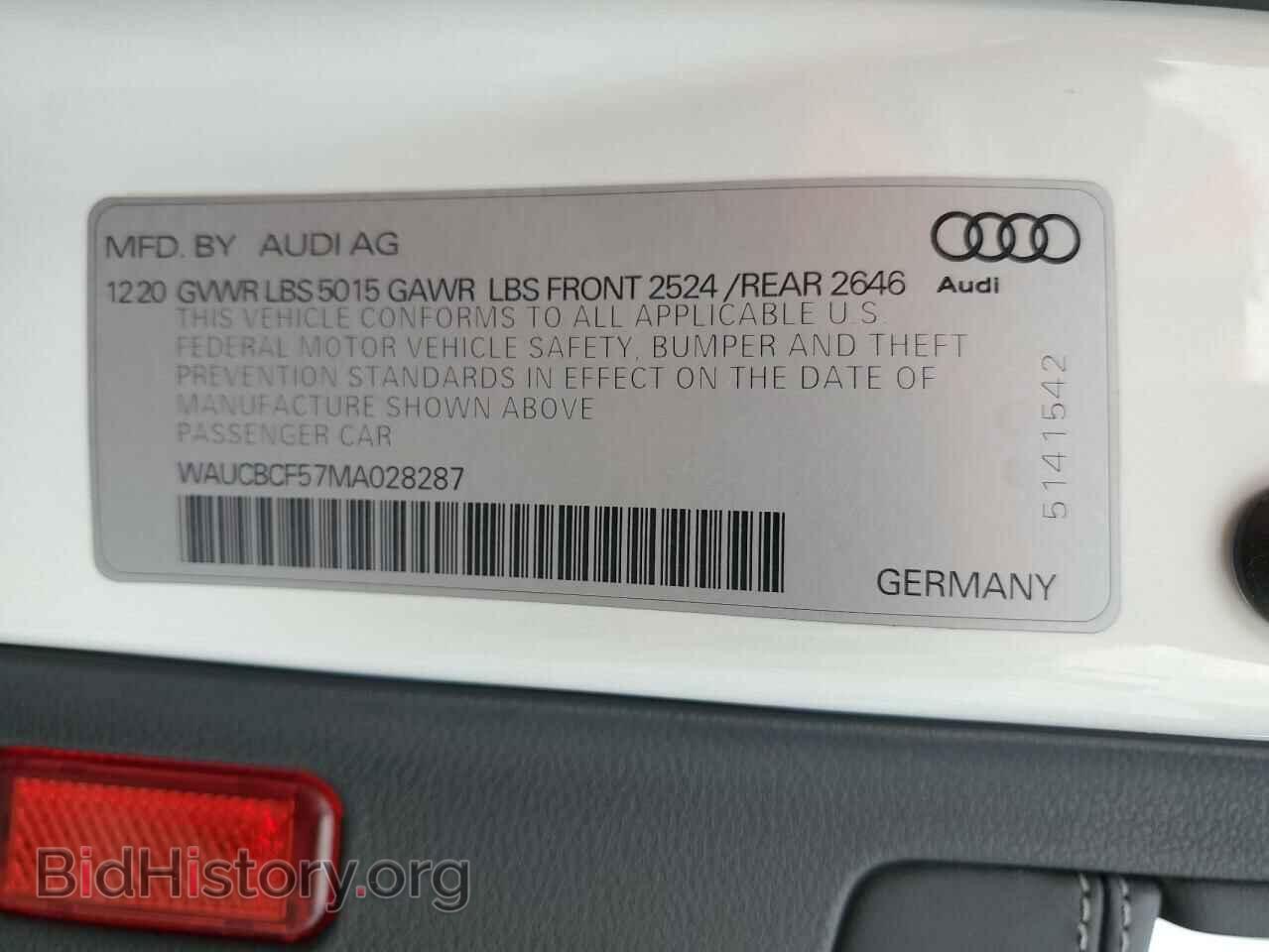 2021 AUDI A5 - VIN: WAUCBCF57MA028287 - Фото 12