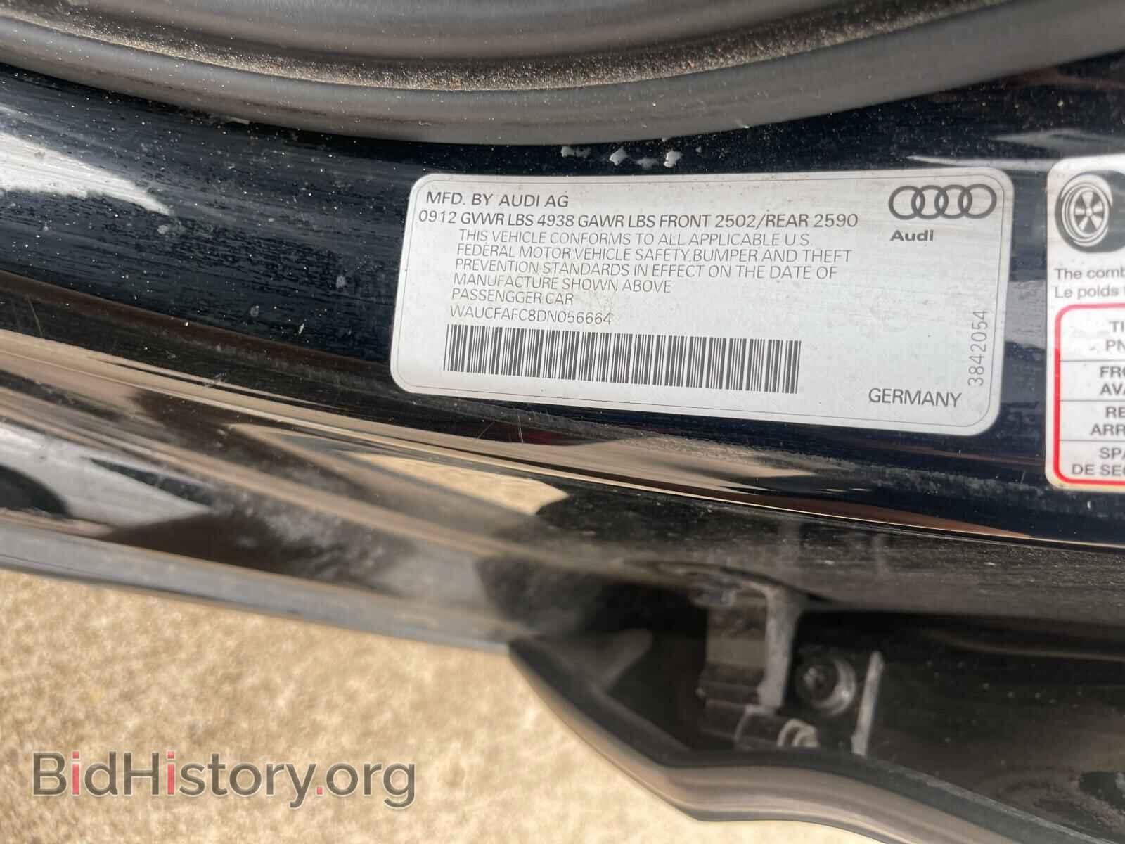 2013 AUDI A6 - VIN: WAUCFAFC8DN056664 - Фото 10