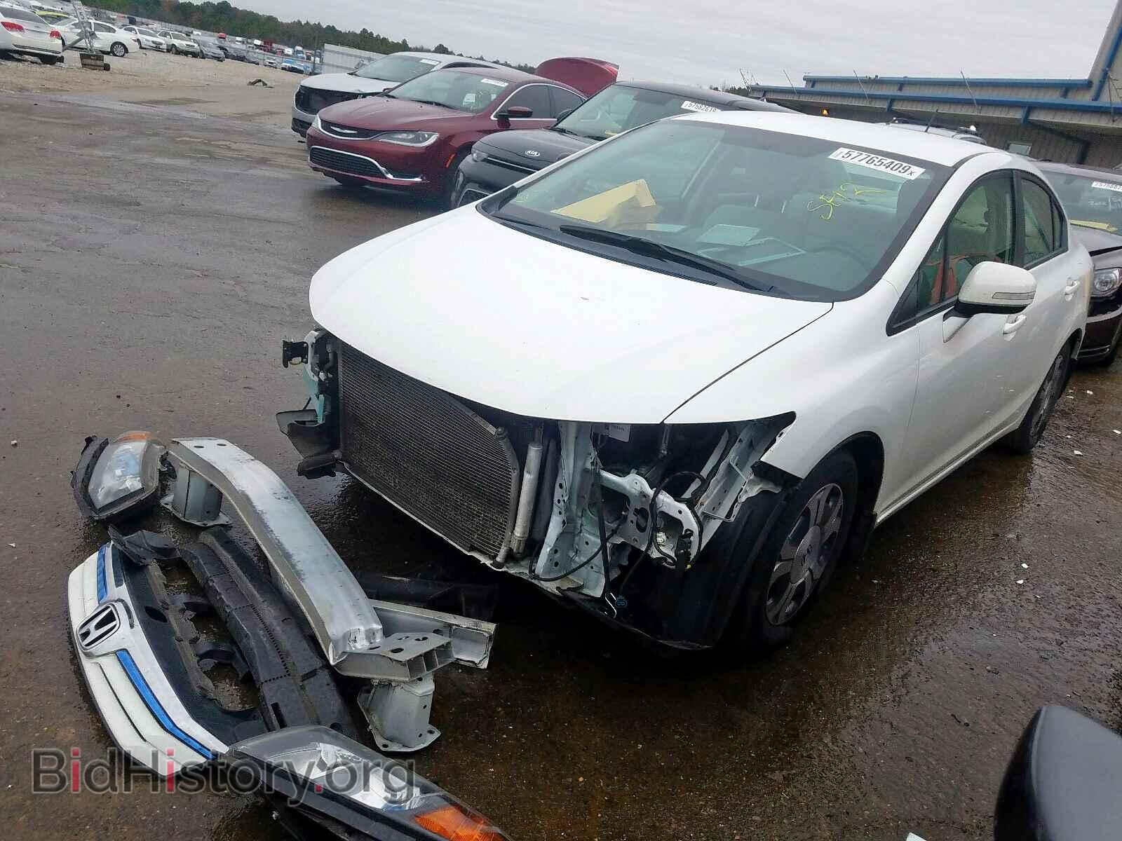 2012 HONDA CIVIC - VIN: JHMFB4F25CS006890 - Фото 2