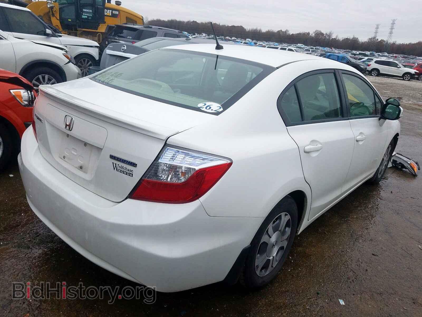 2012 HONDA CIVIC - VIN: JHMFB4F25CS006890 - Фото 4