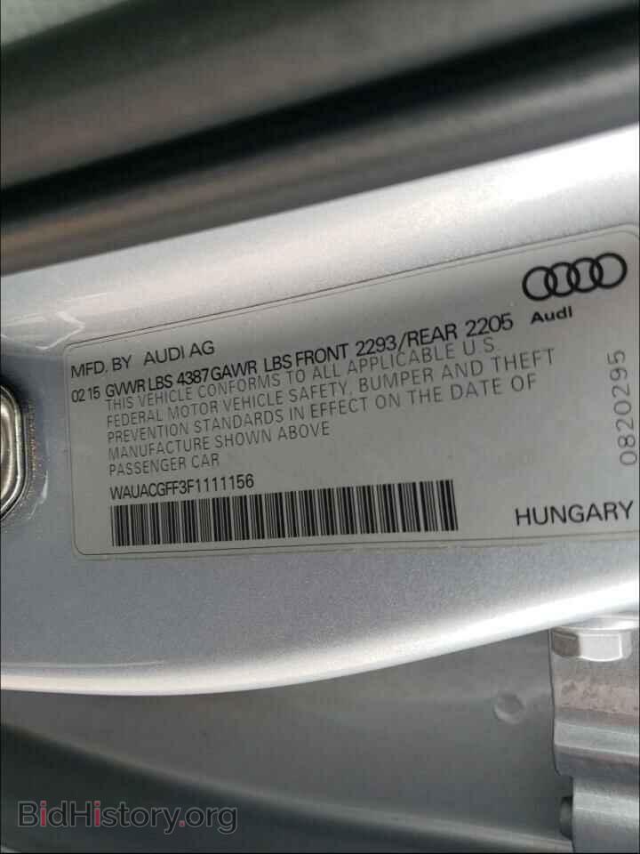 2015 AUDI A3 - VIN: WAUACGFF3F1111156 - Photo 10