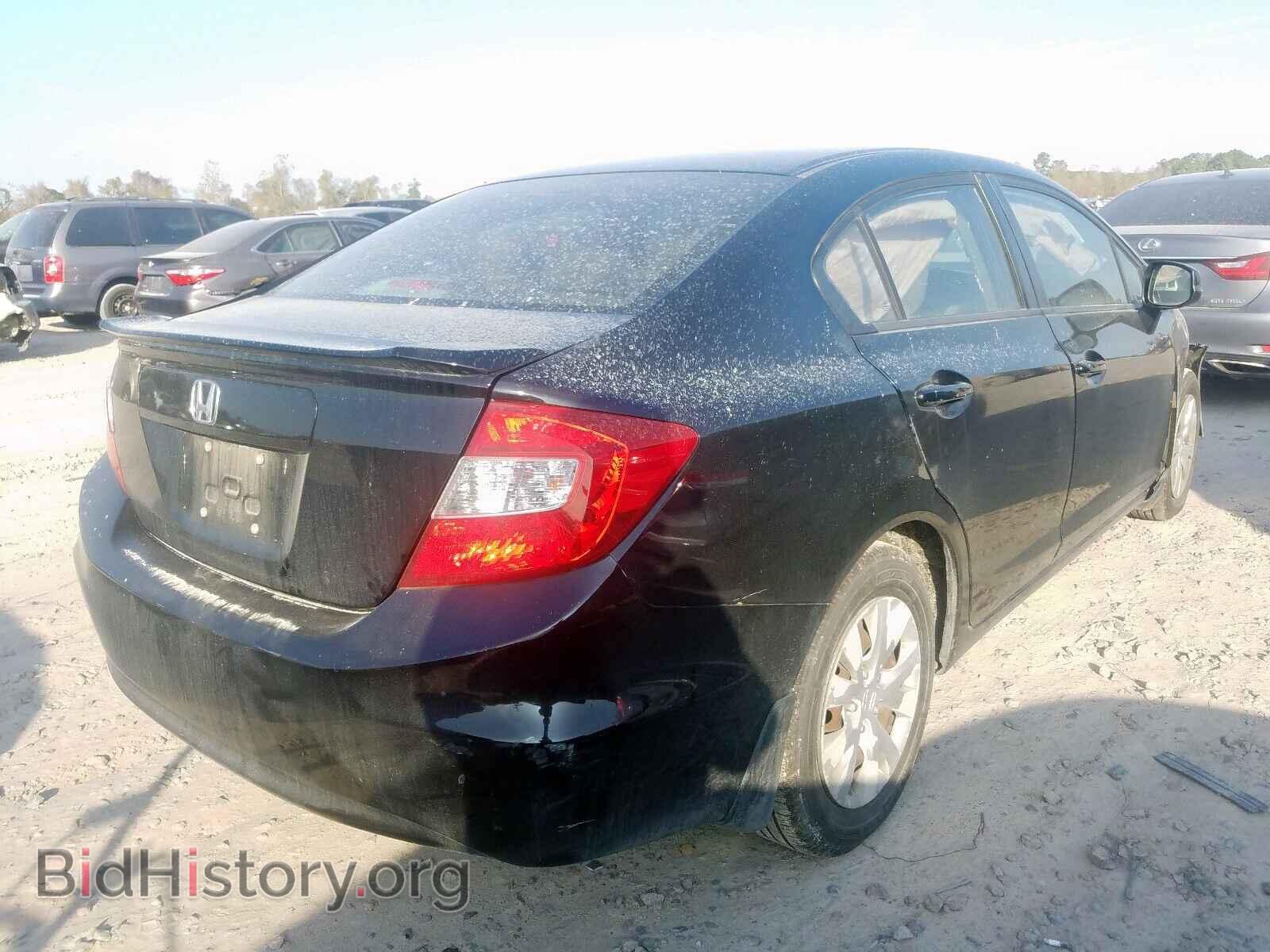 2012 HONDA CIVIC LX - VIN: 2HGFB2F57CH545682 - Фото 4